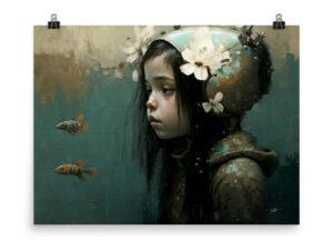 The Swamp and The Orchids 1 - Print